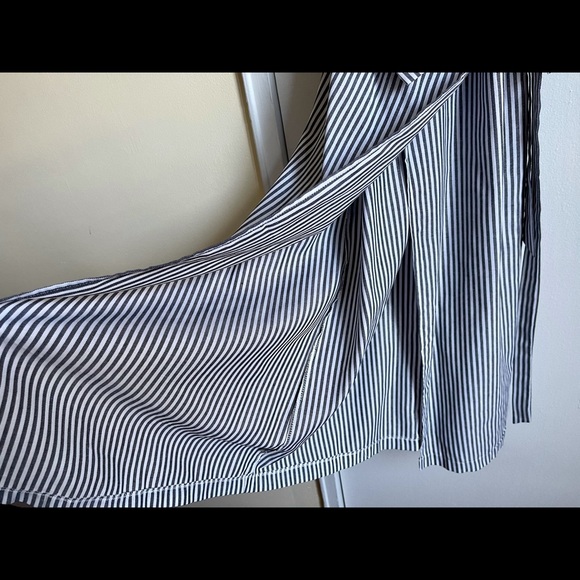 NWT Black and White Stripe Spaghetti Strap Dress - Picture 9 of 12